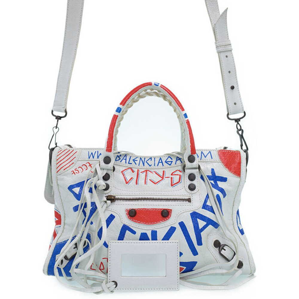 Balenciaga Graffiti Classic City Shoulder Bag